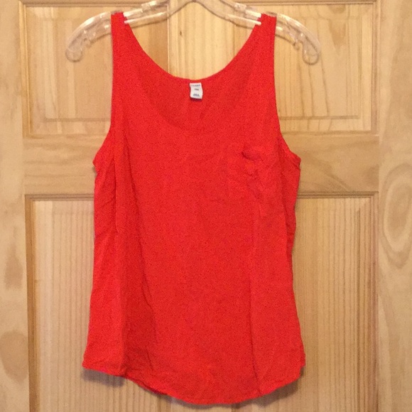 Old Navy Tops - ❗️LAST Chance ❗️Old Navy L red silky tank top